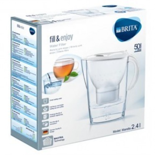 Brita Marella White Water Filter Jug 2.4L